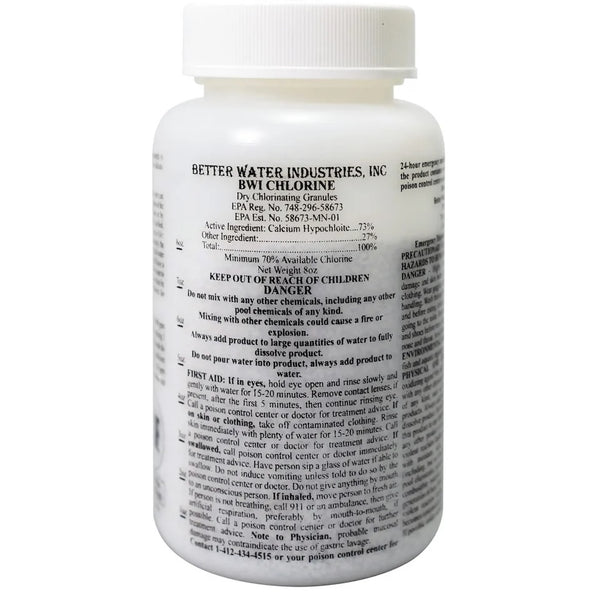 Granular Chlorine - 8oz Jar