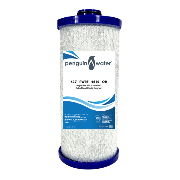 Penguin Water 0.5 Micron Filter Cartridge - 4.5" x 10" 222 End Cap