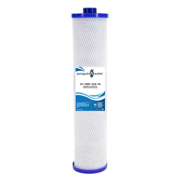 Penguin Water 4.5" X 20" Carbon Block with Double O-Ring Seal